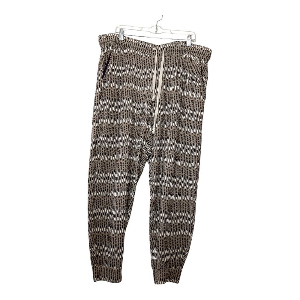 Women’s Anthropologie Saturday Sunday Mary jacquard Joggers, size 2X